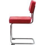 Unique Furniture Crvena blagovaonska stolica od samta Rupert – | shoptok.hr