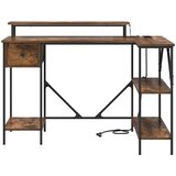  Stol Dimljeni hrast 120 x 79 x 86,5 cm Konstruirano drvo | Eponuda.com