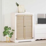 vidaXL Vrata ormara 2 pcs Smeđa 110 x 39.5 x 2.1 cm Masivna borovina | shoptok.hr