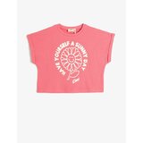 Koton T-Shirt - Pink - Oversize Cene