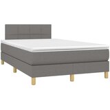  Krevet s oprugama i madracem tamnosivi 120 x 200 cm od tkanine | shoptok.hr