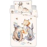 Jerry Fabrics Bež pamučna dječja posteljina za dječji krevetić 100x135 cm Animals "Woodland" – | shoptok.hr