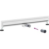  Na steni nameščena odtočna rešetka za tuš srebrna 90 cm, (5000112453) | Shoptok.si