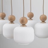  Luster BALLO na sajli, 6xE14/10W/230V, bež Slike