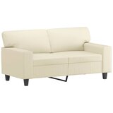  2-dijelni set sofa s jastucima krem od umjetne kože | shoptok.hr