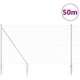  Heksagonalna ograda s stubom 50 x 1,6 m Pocinčani čelik Srebrna | shoptok.hr