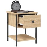  Noćni ormarići 2 kom boja hrasta 34x35,5x45cm konstruirano drvo | shoptok.hr