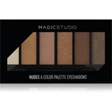 6 Color Palette Eyeshadows paleta senčil za oči odtenek 02 Nude 6.3 g