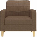  Fotelja smeđa 60 cm od tkanine | shoptok.hr