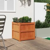  Vrtna sadilica voštano smeđe boje 60 x 60 x 60 cm od borovine | shoptok.hr