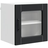  Zidni stakleni ormarić 2 pcs Crna 40 x 31 x 40 cm | shoptok.hr