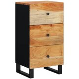  Komoda s 3 ladice 40 x 33,5 x 75 cm od masivnog drva bagrema | shoptok.hr