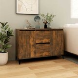  Komoda boja dimljenog hrasta 102 x 35 x 70 cm konstruirano drvo | shoptok.hr