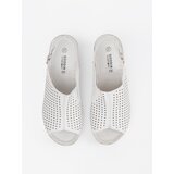 GOODIN White wedge sandals | Shoptok.si