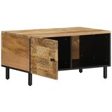 Maison Chic Klubska mizica - kavna mizica - Nizka mizica 80x50x40 cm trden mangov les, (21753919) Cene