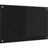  Kuhinjski zid Crna 80 x 50 cm Staklo otporno na udarce | Eponuda.ba