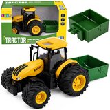  Poljoprivredni traktor s rasipivačem gnojiva, svjetlima, zvuk žuto 1:24 | shoptok.hr