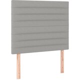 Maison Chic Posteljno vzglavje - Vzglavna omarica 2 kosa svetlo sivo 80x5x78/88 cm blago, (22077149) Cene