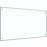 vidaXL kuhinjska zaštita od prskanja prozirna 90x50 cm kaljeno staklo | shoptok.hr