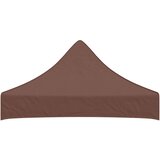 Krov za šator za zabave 2 x 2 m smeđi 270 g/m² | shoptok.hr