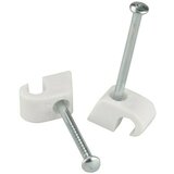 BAUHAUS Objemka z žeblji (4 mm - 7 mm, 30 mm, 20 kos, Bele barve) Cene