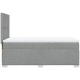  Krevet s oprugama i madracem svjetlosivi 100x200 cm od tkanine | shoptok.hr