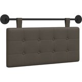  Držeće uzglavlje Zidne Sivi 100 x 55 x 5 cm Lažna koža - Sivi 90 cm bez LED | shoptok.hr