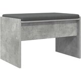  Klupa za hodnik s jastukom Betonski sivi 63 x 38 x 40 cm | shoptok.hr