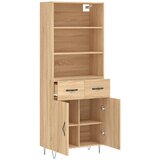  Visoka komoda hrasta sonome 69,5x34x180cm od konstruiranog drva Slike