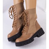Gemre Brown ankle boots with elastic upper Ada | shoptok.hr