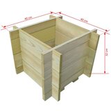  Povišena vrtna gredica za povrće od impregnirane borovine 40 cm | shoptok.hr