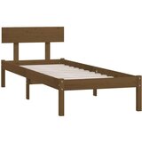  Posteljni okvir medeno rjav iz borovine 90x190 cm UK Single, (20644709) | Shoptok.si