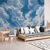  Foto tapeta - Blue Sky Breaking Through White Fluffy Clouds 250x175 | shoptok.hr