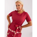 LAKERTA Dress-LK-SK-505731.84-burgundy | Shoptok.si