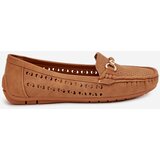 Boto Ladies Moccasins With Cutouts And Decoration Camel Kaydance | shoptok.hr