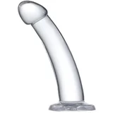 zakrivljeni prozirni dildo 16cm ili 18cm - 16cm