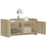 vidaXL Klubska mizica sonoma hrast 100x50x50 inženirski les | Shoptok.si