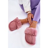 Boto Women's Warm Slippers With Fur Dark pink Franco | ePonuda.com