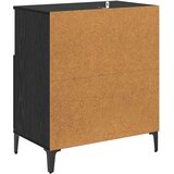 vidaXL Kreveta Crni hrast 60 x 35 x 70 cm Konstruirano drvo | shoptok.hr