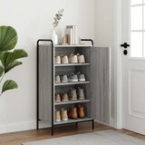  Ormar za cipele 51 x 36 5 x 93 cm Konstruirano drvo Siva Sonoma - Siva Sonoma 51 x 36 5 x 93 cm 4 etaže s vratima | shoptok.hr