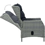 vidaXL Vrtna garnitura - 7-dijelni vrtni blagovaonski set svjetlosivi - Svjetlosiva 1 | shoptok.hr