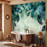  Foto tapeta - Emerald Feathers 150x105 Vodootporna | shoptok.hr