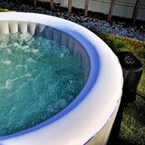  Prenosni napihljivi Bubble Spa jacuzzi črno bela Ben | Shoptok.si