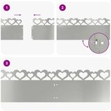  Rubnjaci za travnjak 30 pcs Srebrno 103 x 0 05 x 22 cm | shoptok.hr