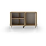 Marckeric Niska komoda u dekoru hrasta u prirodnoj boji 120x80 cm Inca – | shoptok.hr