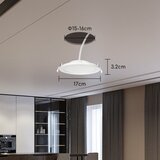 Aigostar LED prigušiva ugradna svetiljka 12W/230V prečnika 17 cm Wi-Fi | Eponuda.com