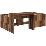  Krevet za djecu s visokim okvirom i stolom Staro drvo - Staro drvo 80 x 200 cm | shoptok.hr