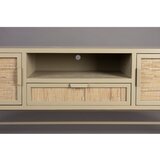 Dutchbone Bež TV omarica iz masivne jelke 148x60x38 cm Yasu – | Shoptok.si