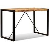  Blagovaonski stol masivno grubo obrađeno drvo manga 120 cm | shoptok.hr