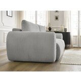 Bobochic Paris Svijetlo siva sklopiva sofa od samta 257 cm Lucien – | shoptok.hr